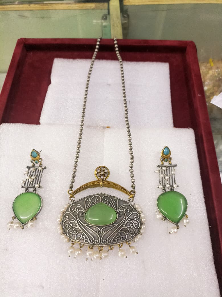 German silver long set